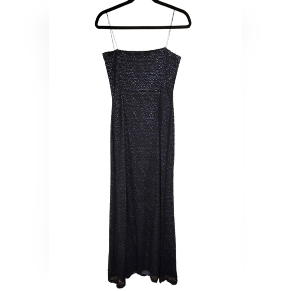 Elie Tahari Spaghetti Strap Maxi Dress - Picture 3 of 6